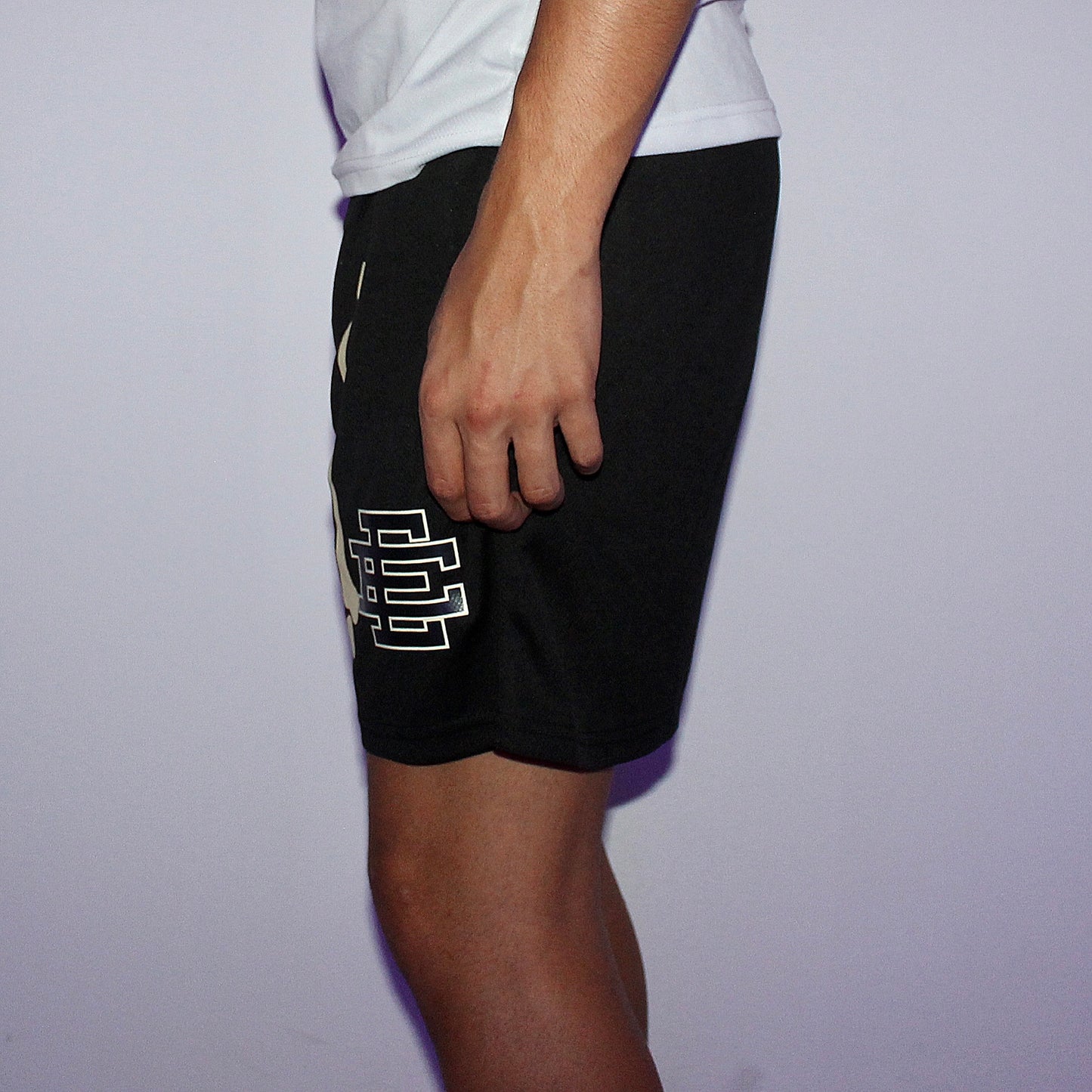 Black Bones Mesh Shorts