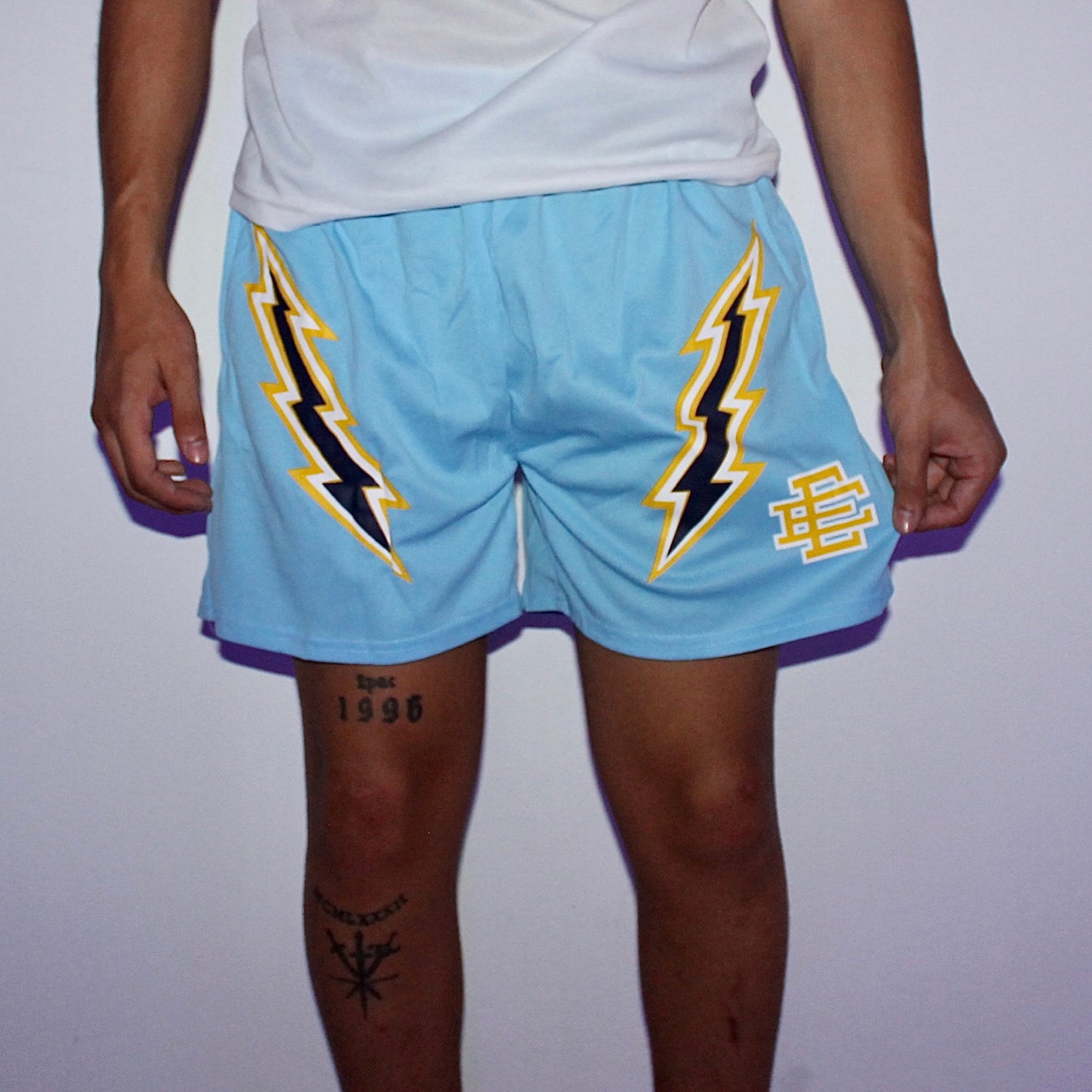 Carolina Bolt Mesh Shorts